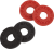 Fender Strap Blocks Red Balck - 1