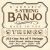 D'Addario EJ61 5-Strings Banjo Nickel Medium 10-23 - 1