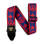 Ernie Ball Red and Blue Peace Love Dove Jacquard Strap - 1