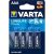 Varta Blister Da 4pz Batteria Aaa 1,5v Alta Intensità