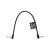 Ernie Ball Flex Patch Cable Black 30Cm