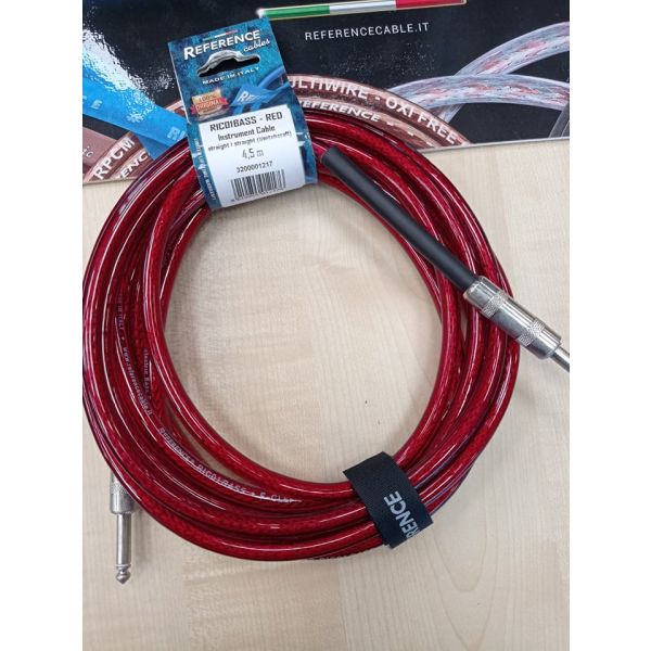Reference Cables RIC-S01 R ロック用 赤 ストレート-L字 3m 定番