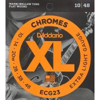 D’Addario ECG23 Chromes Flat Wound Extra Light 10-48 - 1