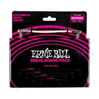 Ernie Ball Flat Ribb Patch Cab Multipack Wh - 1