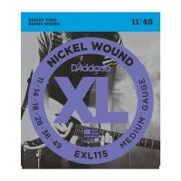 D'addario Exl115 EXL115 Nickel Wound Medium/Blues-Jazz Rock 11-49 - 1