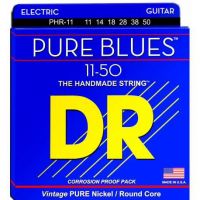 Dr String Phr-11 Pure Blues 10-50 The Handmade String Vintage Pure Nickel Round Core - 1