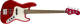 Squier Contemporary Jazz Bass Lrl Dark Metallic Red - 1