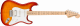Squier Affinity Stratocaster HSS Sienna Sunburst - 1
