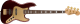Squier 40th Anniversary Jazz Bass® Gold Edition Ruby Red Metallic - 1