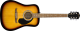Fender FA-125 Dreadnought w/bag Sunburst Wn - 1