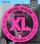 D'addario Exl170-5 Long Scale Nickel Wound 5-String Bass Light - 1
