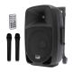 Italian Stage Fr12awV2 a Batteria con 2 Microfoni senza Filo - 1