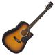 SQUIER SA-105CE SUNBURST - 1