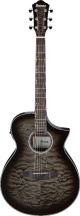 Ibanez AEWC16QA-TKH Transparent Black Sunburst high-gloss