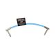 Ernie Ball Flex Patch Cable Blue 15cm