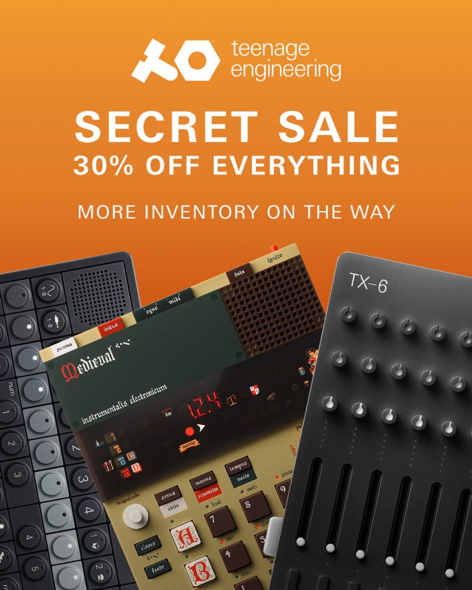 Promo Teenage Engineering Secret Code