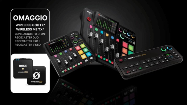 Rodecaster Promo Free Wireless Fino al 31 Ottobre 2025