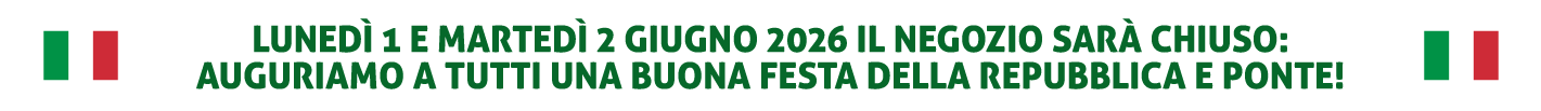 Chiusi 1 e 2 Giugno: buona festa della Repubblica e ponte!