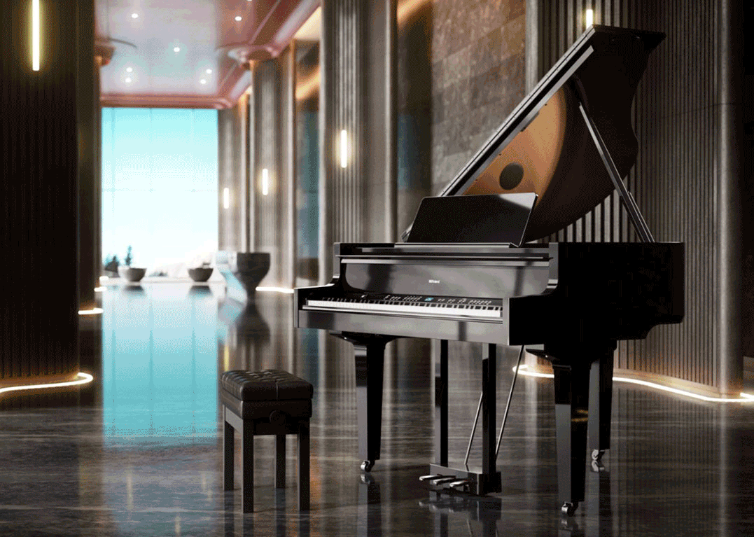 Roland GP Serie: esplora la tecnologia del pianoforte a coda digitale definitivo.