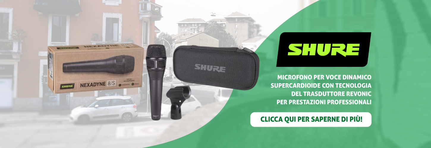 Shure Nexadyne: la rivoluzione in un microfono.