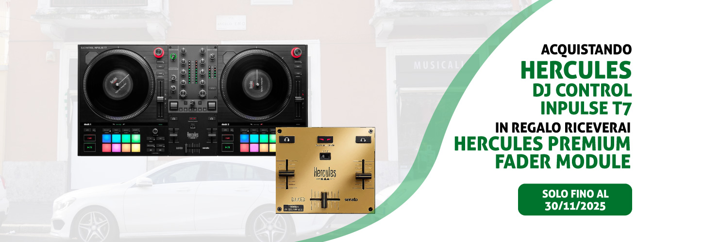 Hercules + t7 Fader Premium omaggio