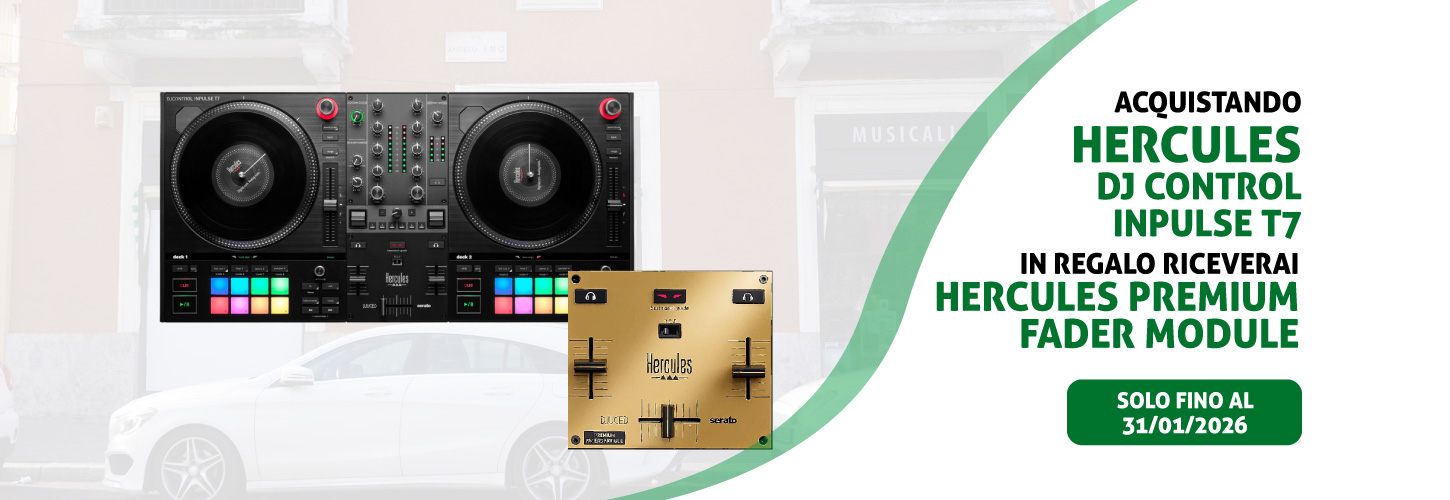Hercules + t7 Fader Premium omaggio