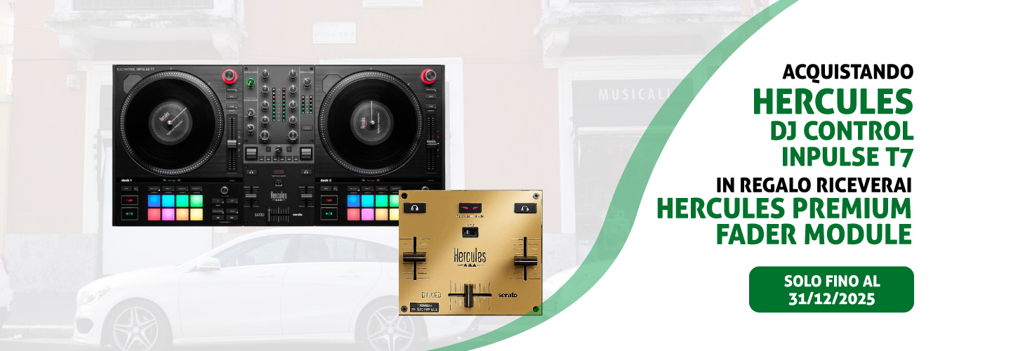 Hercules + t7 Fader Premium omaggio