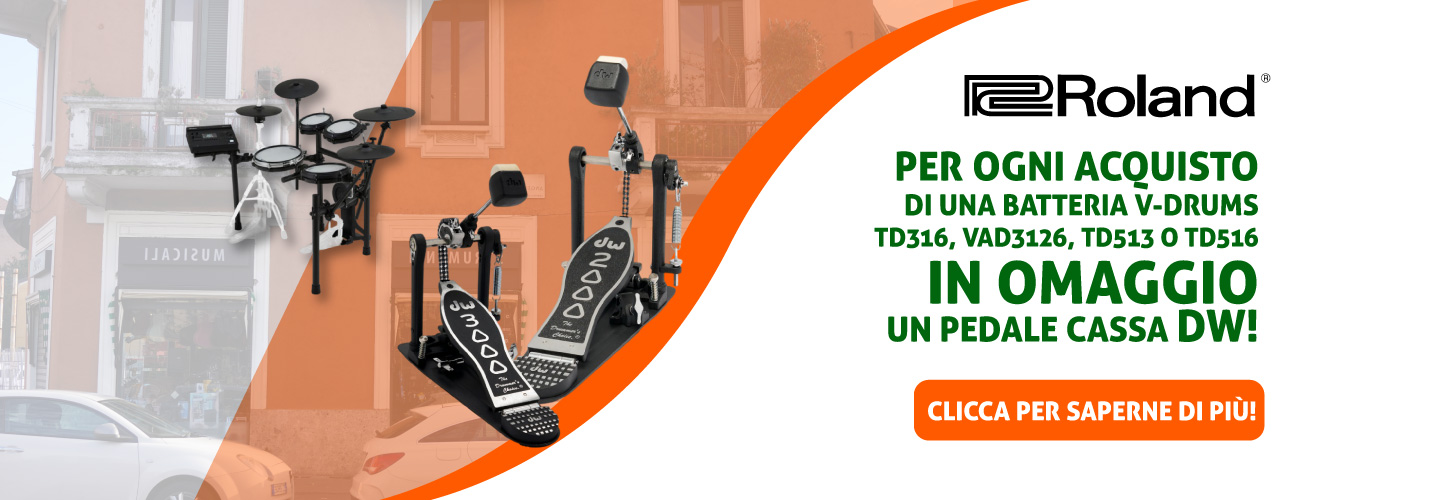 Roland ti regala il pedale DW
